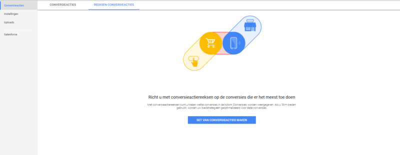 Markant Internet - Conversiereeks in Google Ads
