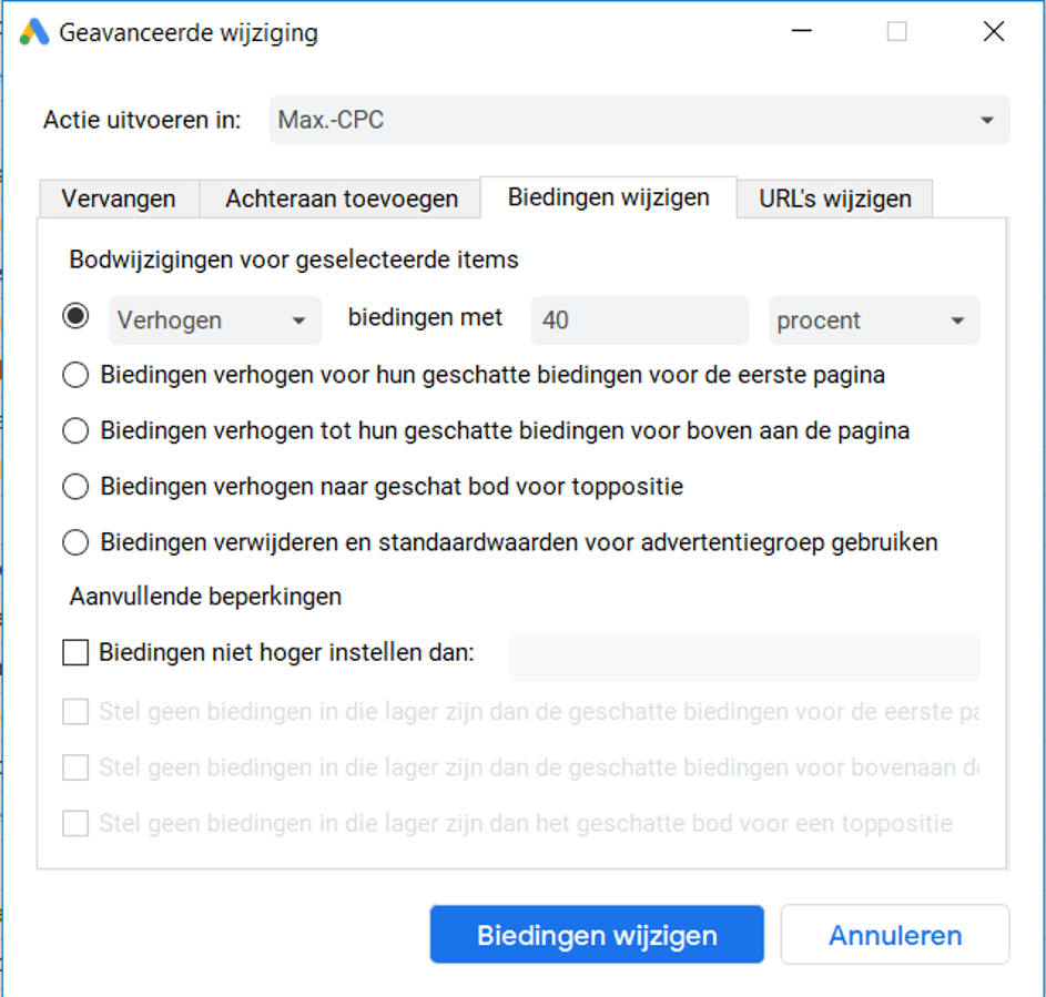 Google Ads Editor