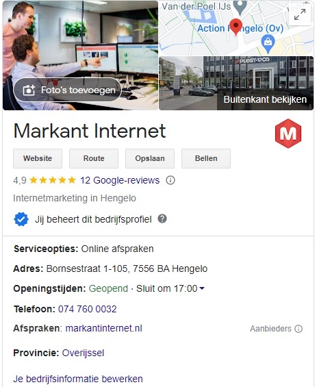 website vindbaar maken