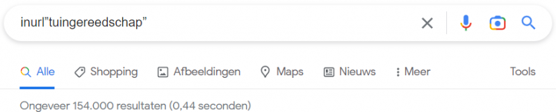 zoekwoordonderzoek voorbeeld